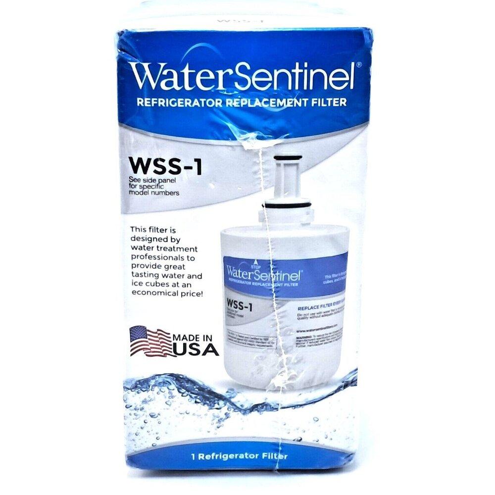 WaterSentinel WSS-1 Refrigerator Water Filter Replacement -3 Pack-Sealed